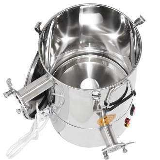 Honey extractor and clarifying tank Mellarius MaxiLine 25 kg with integrated heating element