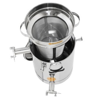 Honey Extractor and Settling Tank Mellarius MaxiLine 35 kg with Conical Bottom