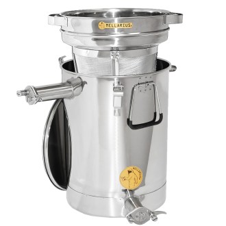 Honey Extractor and Settling Tank Mellarius MaxiLine 35 kg with Conical Bottom