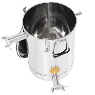 Honey Extractor and Settling Tank Mellarius MaxiLine 35 kg with Conical Bottom