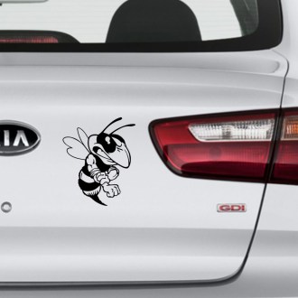 Beekeeper sticker - black
