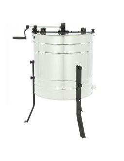 Honey extractor, 4 honey frames (universal basket), manual drive, Ø600 mm – BASIC LINE