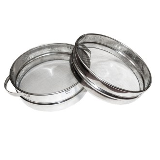 Equal - double stainless steel honey filter ⌀23 cm