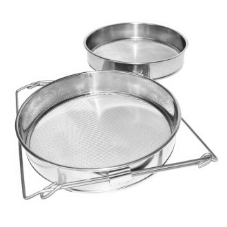 Double stainless steel honey filter DE4
