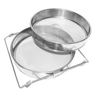 Double stainless steel honey filter DE4