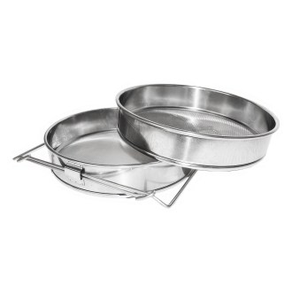 Double stainless steel honey filter DE4