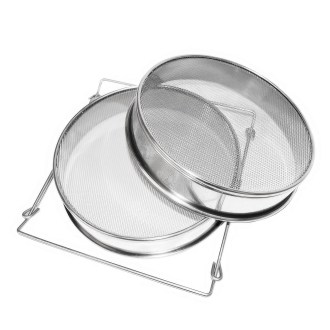 Double stainless steel honey filter DE4