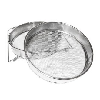 Double stainless steel honey filter DE4