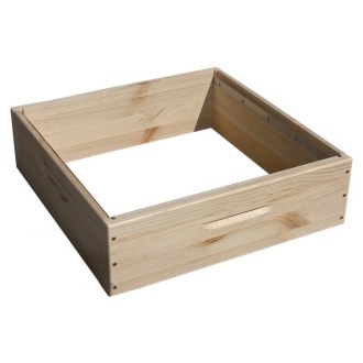 Dadant US Hive box - 12 Frames - thickness 1 - 141 - with rails