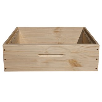 Dadant US Hive box - 12 Frames - thickness 1 - 141 - with rails
