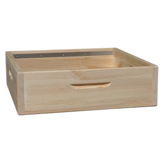 Dadant US Hive box - 12 Frames - thickness 1 - 141 - with rails