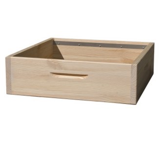 Dadant US Hive box - 12 Frames - thickness 1 - 141 - with rails