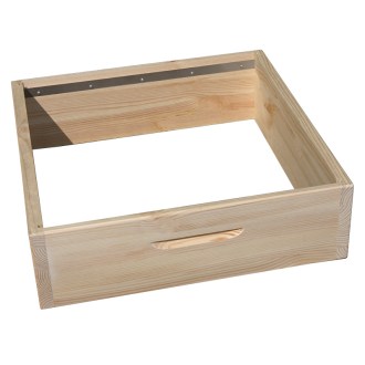 Dadant US Hive box - 12 Frames - thickness 1 - 141 - with rails
