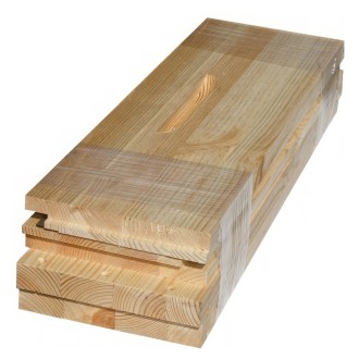Hive box Dadant US - 12 R. - t.1 - 141 - schienen - disassembled