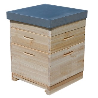 Wooden Dadant US beehive for 12 frames - 1x 285 + 2x 141
