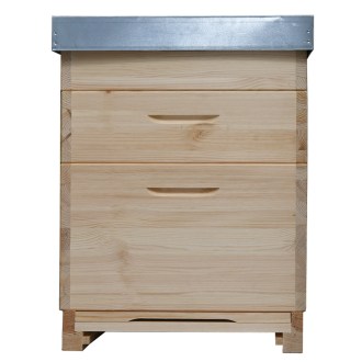 Wooden Dadant US beehive for 12 frames - 1x 285 + 2x 141