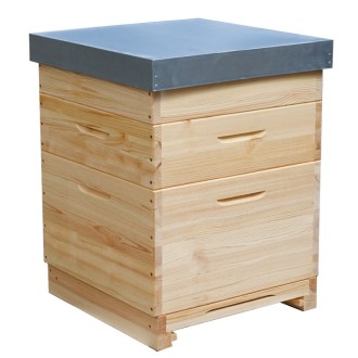 Wooden Dadant US beehive for 12 frames - 1x 285 + 2x 141