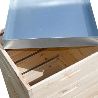 Wooden Dadant US beehive for 12 frames - 1x 285 + 2x 141