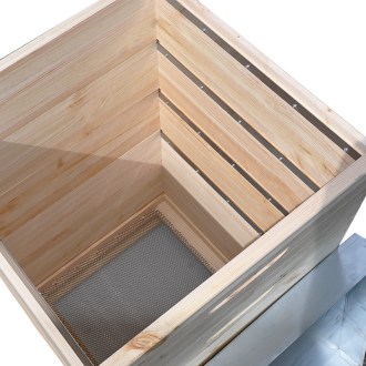 Wooden Dadant US beehive for 12 frames - 1x 285 + 2x 141