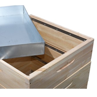 Wooden Dadant US beehive for 12 frames - 1x 285 + 2x 141
