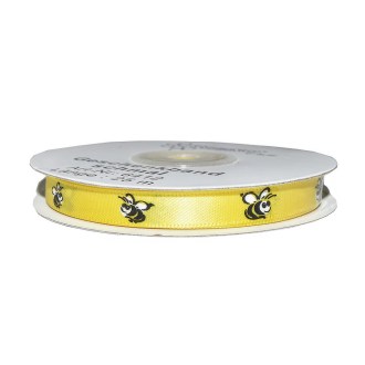 Yellow gift ribbon 10 mm