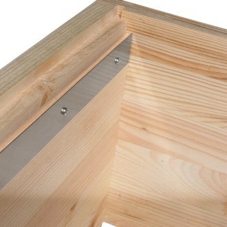 Full-depth hive box for Deutsch Normalmaß - 10 frames - schiene