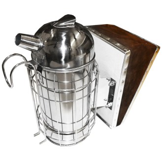 Stainless steel smoker with insert