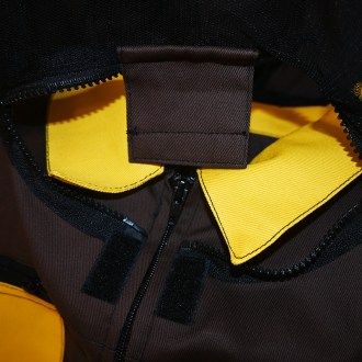 Poly Hat/Veil Jacket - Brown, sizes: S-XXXL