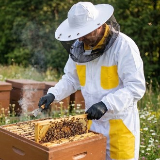 Beekeeping suit with hat, sizes: 48–64