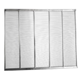 Metal queen excluder with frame 425x510 mm