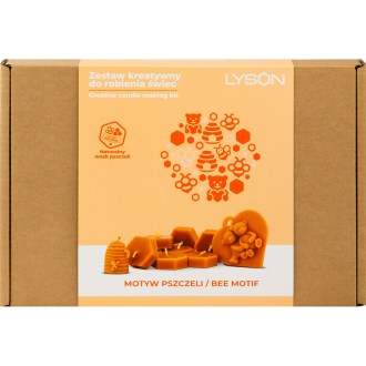 Creative candle making kit - bee motif
