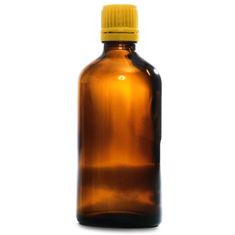 Brown glass bottle 100 ml with dropper