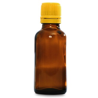 Brown glass bottle 30 ml with dropper