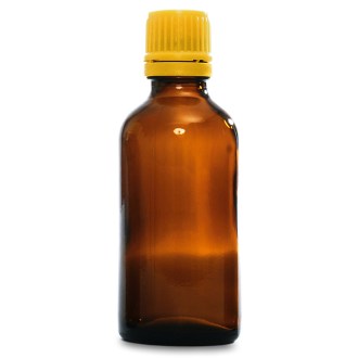 Brown glass bottle 50 ml with dropper