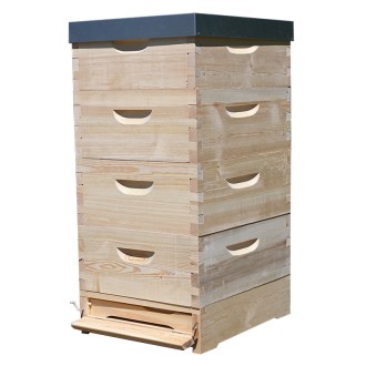 Langstroth Beehive 4 x 1/1 (232) - 10 frames - dovetail joint
