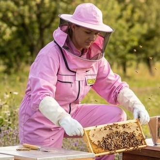 Beekeeping Suit with Hat - Purple - Lysoň, size: S-XXXL