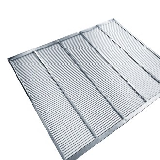 Stainless steel queen excluder with frame 463x477 mm DE