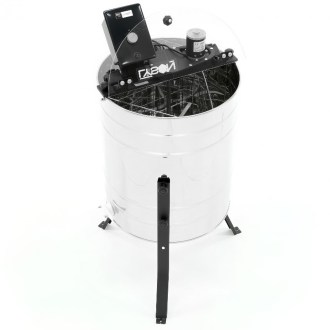 Diagonal 3-frame electric honey extractor 230V, Ø500, universal basket – BASIC