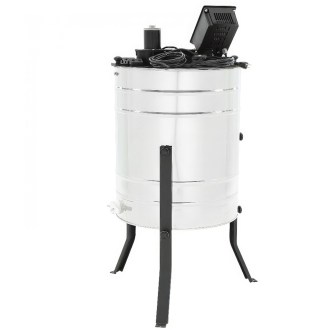 Diagonal 3-frame electric honey extractor 230V, Ø500, universal basket – BASIC