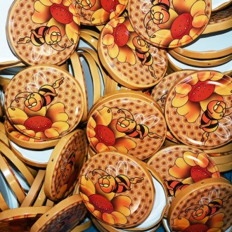 Jar lid TO 82 - Honey Bee - 740 pcs - full box