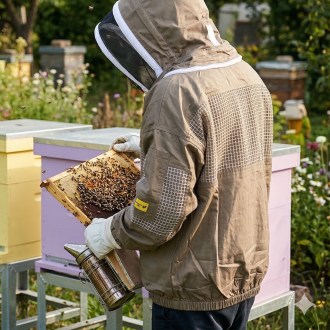 Beekeeping jacket Elegant Bee half vented - S-XXXXL