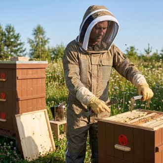 Beekeeping suit Elegant Bee half vented - S-XXXXL