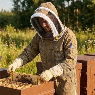 Beekeeping suit Elegant Bee half vented - S-XXXXL