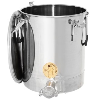 35 kg honey tank Mellarius MaxiLine with sloping bottom and sealing lid
