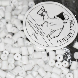 Conical spacers with nails 100 pcs - White