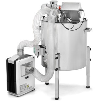 Double-walled mixing device ApiCera® with heating and dryer - 185 kg