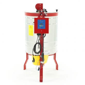 Tangential honey extractor, Ø600mm, 4-frame, manual+electric drive, CLASSIC