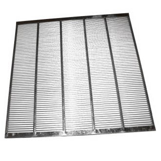 Metal queen excluder with frame 420x420 mm