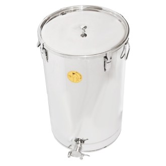 100 kg honey tank Mellarius MaxiLine with gate and sealing lid