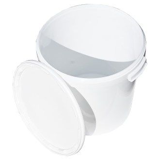 Plastic honey container 40 kg white
